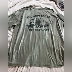 SHEIN Light Green Casual Top